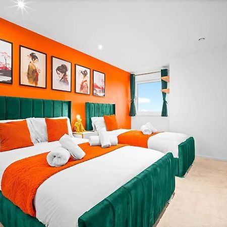 Spacious 2 Bed Apt B'Ham Cc With Parking Sleeps 7 Birmingham Exterior photo